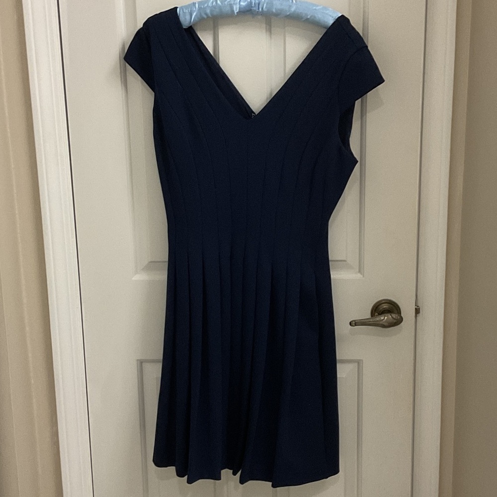 Worn once! WHBM size 8 dress but professionally shortened to fit shorter ladies.